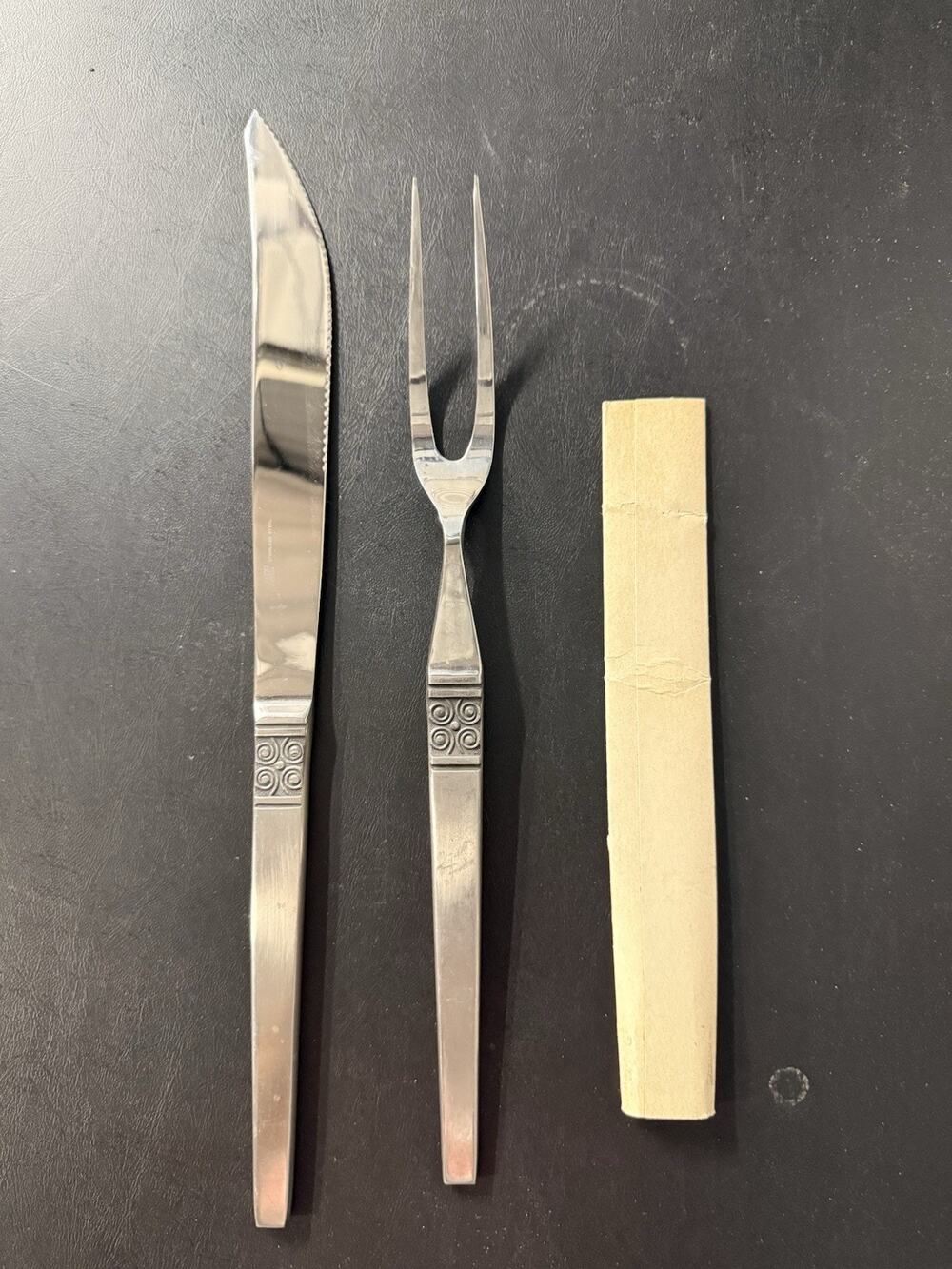 Vintage EKO Vienna Stainless Steel Set Knife & Fork Mid Century Modern Austria